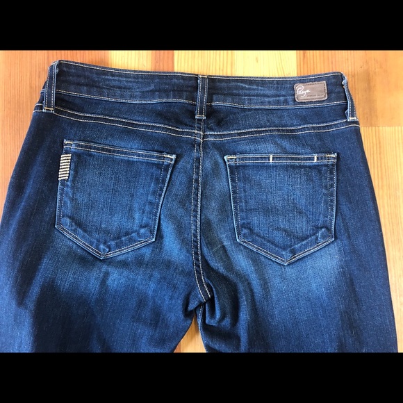 Paige dark low rise jeans - Picture 3 of 6